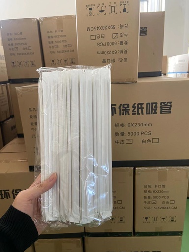 本色6*230斜口/白纸包/5000支/三层纸